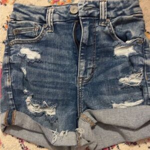 Distressed Denim Shorts - American Eagle